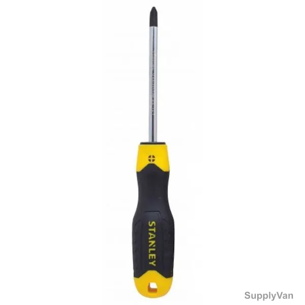 Stanley Screwdriver, STMT60804-8, Cushion Grip, PH1 x 75MM, Black and Yellow