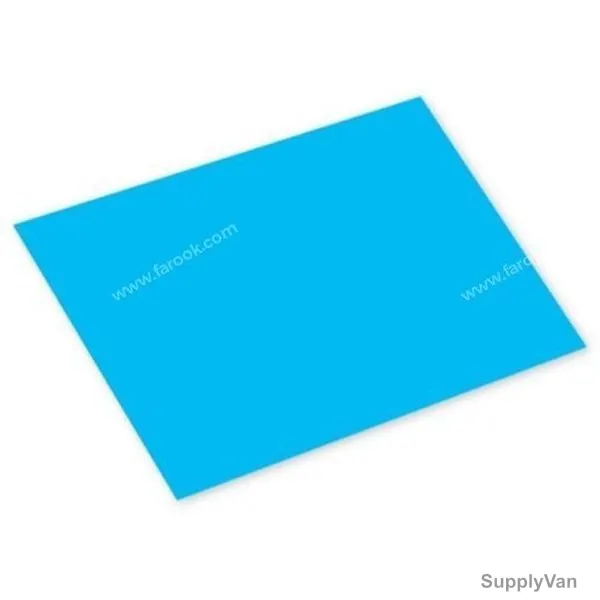 FIS Colored Card, FSCH16070100TU, 160 GSM, 70 x 100CM, Turquoise, PK100