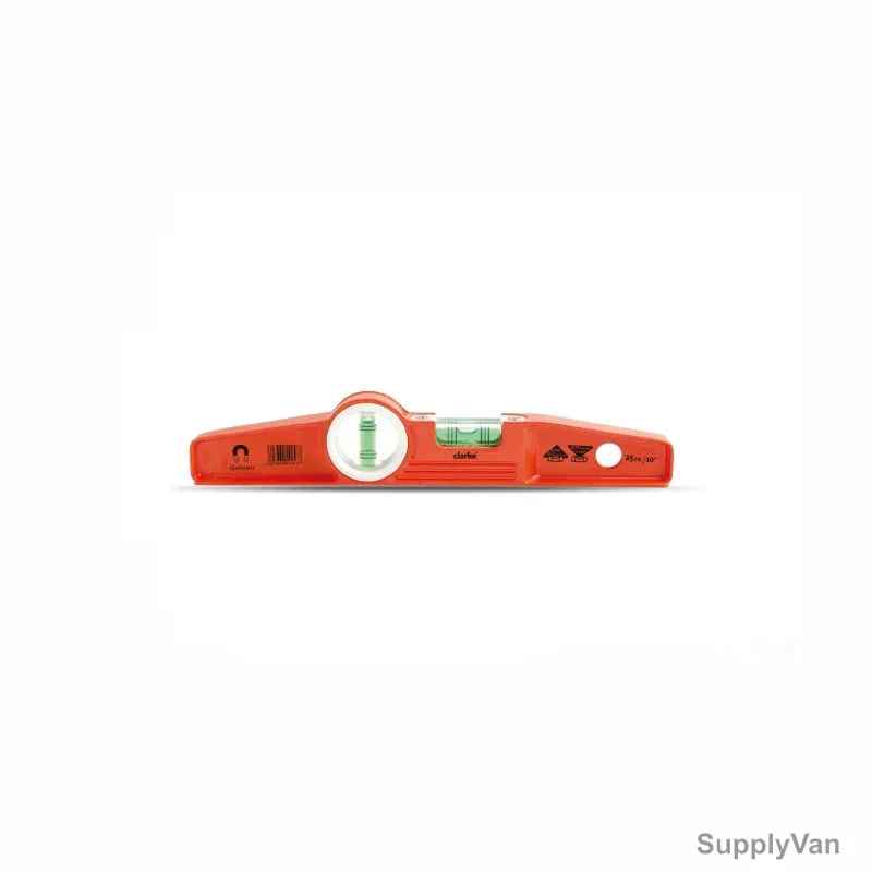 Clarke Magnetic Torpedo Level, TLC, 10 Inch