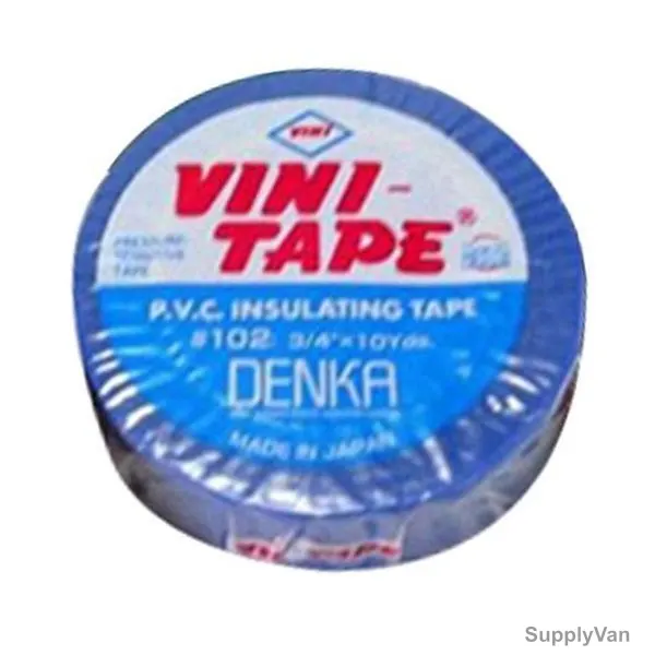 Vini Electrical Insulation Tape, 119920, 10 Mtrs, Blue, PK10