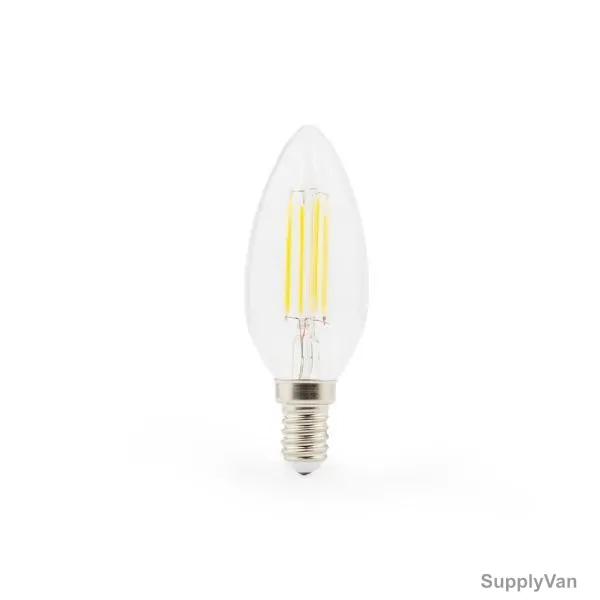 V-Tac LED Candle Bulb, VT-1986D, COG, 4W, WarmWhite