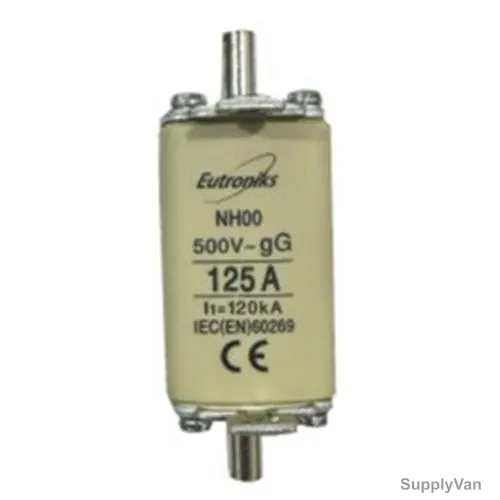 Eutroniks Fuse Link, NH00, 500VAC, gG, 125A