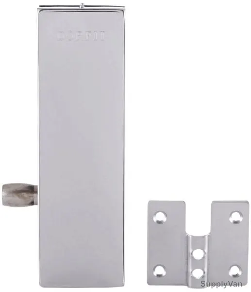 Dorfit Corner Patch Fitting, DT30, SS, Polished