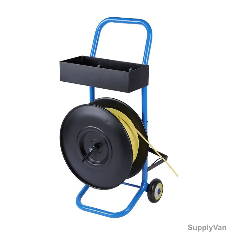 Heavy Duty Strap Dispenser, Black/Blue