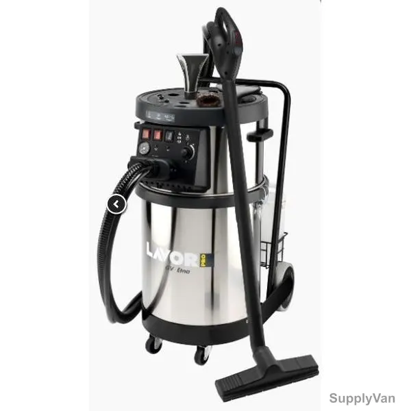 Lavor Professional Injection and Extraction Steam Cleaner, GV-ETNA, 3000W, Gray and Silver