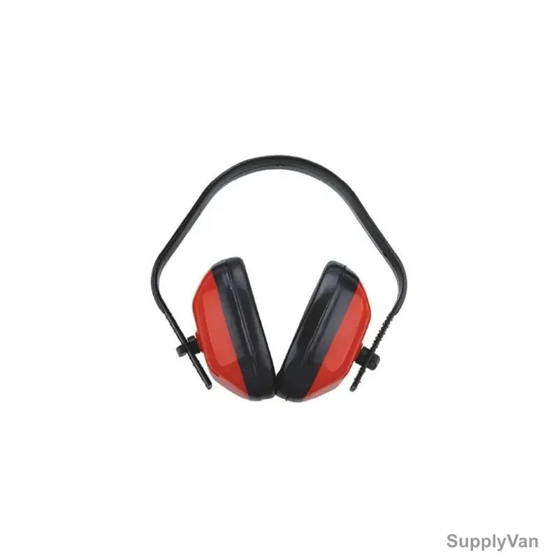 Neilson Multi-Position Ear Muff With Soft Foam, NEM, Polyurethane, 23dB NNR, Red/Black