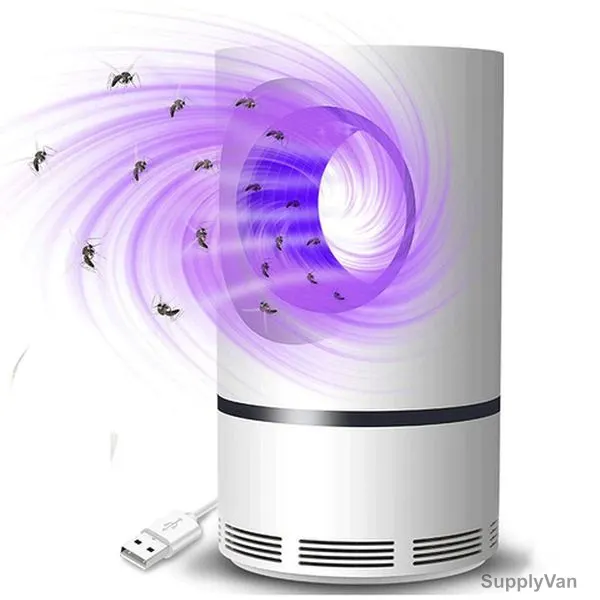 UV Light LED Mosquito Killer, 110-220V, S, White