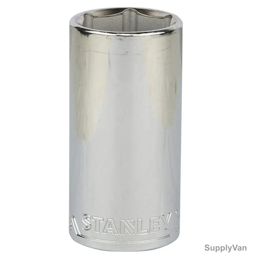Stanley 6 Point Deep Socket, STMT73339-8B, 1/2 Inch Drive, 30MM