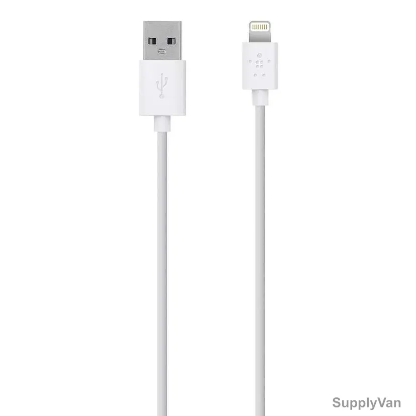 Belkin USB-A to Lightning Cable, F8J023BT3M-WHT, Mixit, 3 Mtrs, White