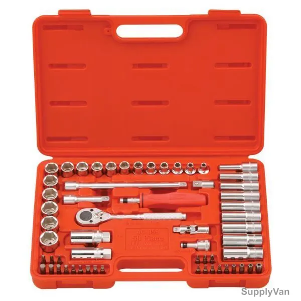 Genius Metric Hand Socket and Bit Set, AC-359, 59PCS