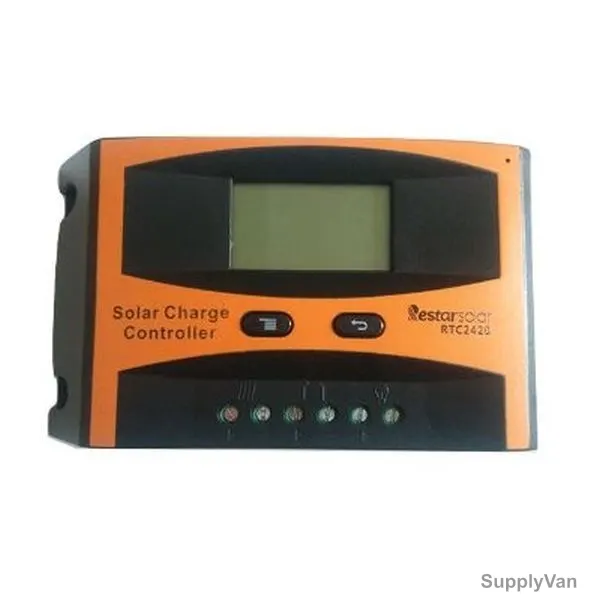 Restar Solar Solar Charge Controller, RTC2420, 12-24V