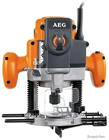 AEG Plunge Router, RT1350, 1350W, 50MM, Black and Orange