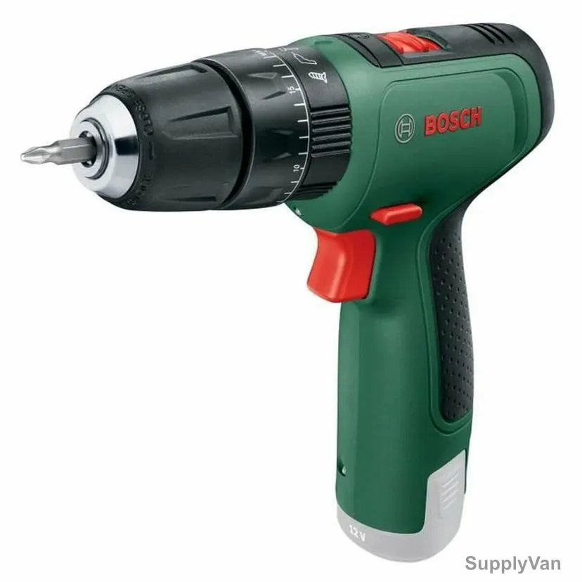 Bosch Cordless Impact Drill, EasyImpact 1200, 850W, 12V, 1x 1.5Ah Battery, 1x Charger