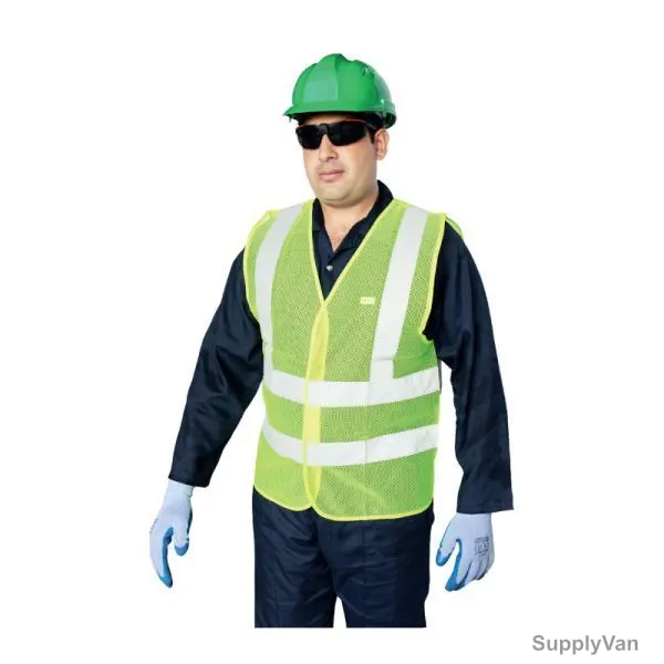 Vaultex Reflective Vest, APD, 60GSM, S, Yellow