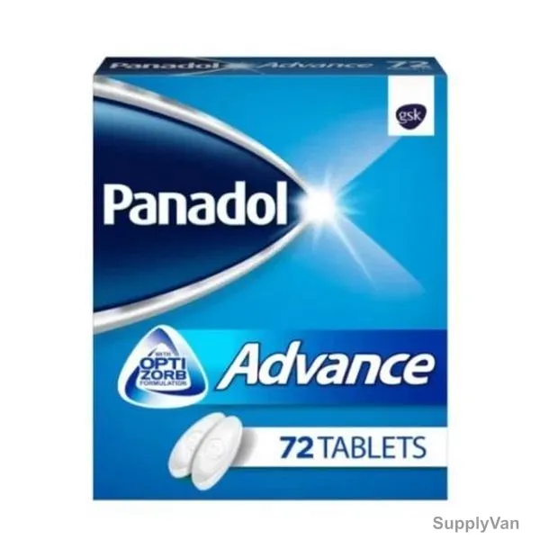Panadol Advance Tablet, Blue, 72 Pcs/Pack