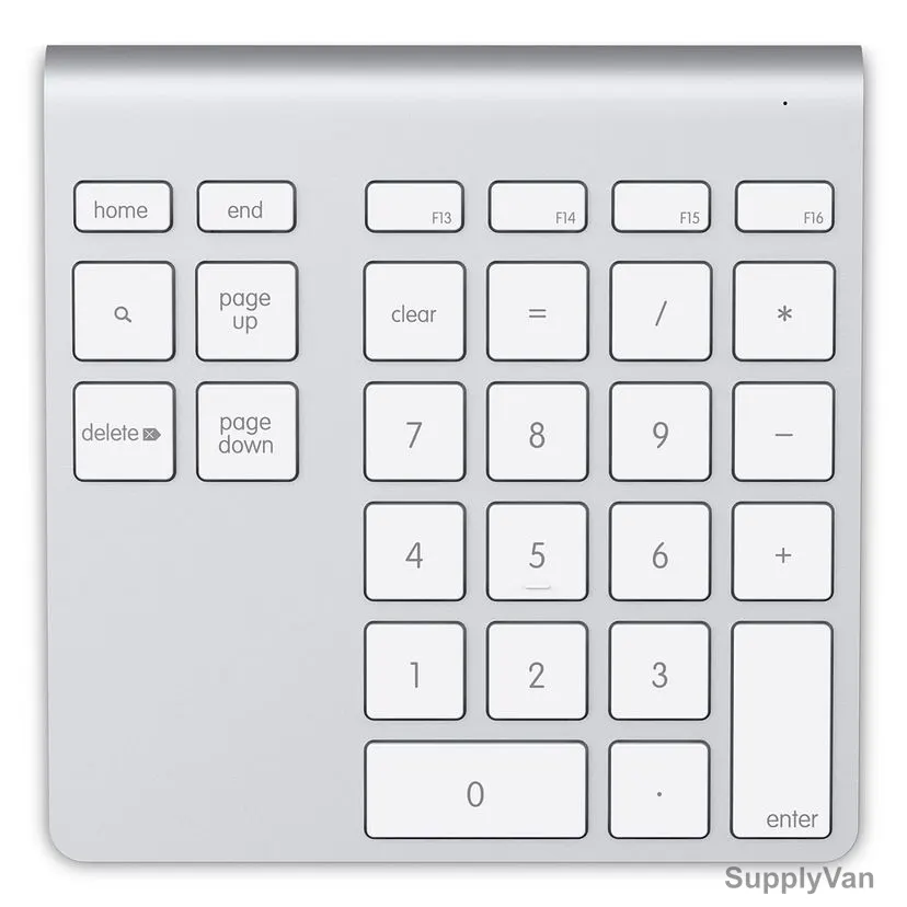 Belkin Bluetooth Wireless Keypad, F8T067CW, 28 Keys, Silver