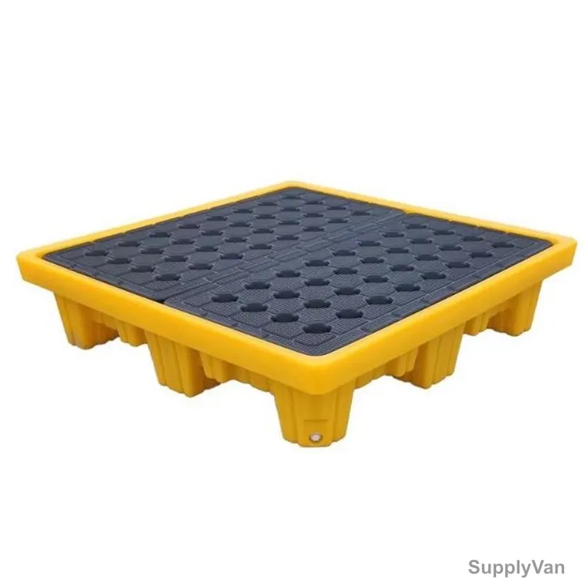 Spill Containment Pallet, 1330MM Length x 1300MM Width x 300MM Height