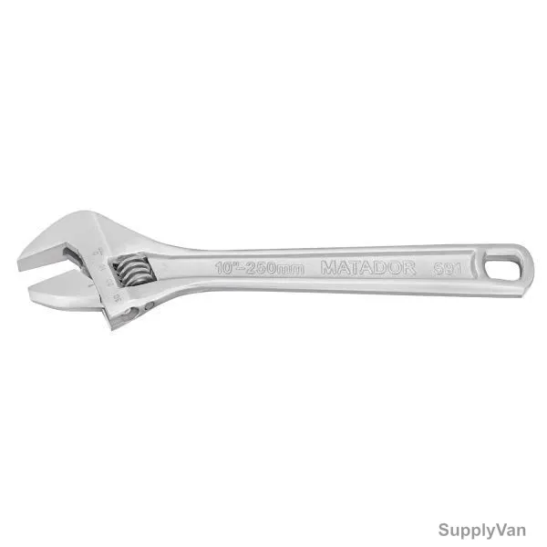 Matador Adjustable Wrench, 0591-0060, 40MM Jaw Capacity, 6 Inch Length