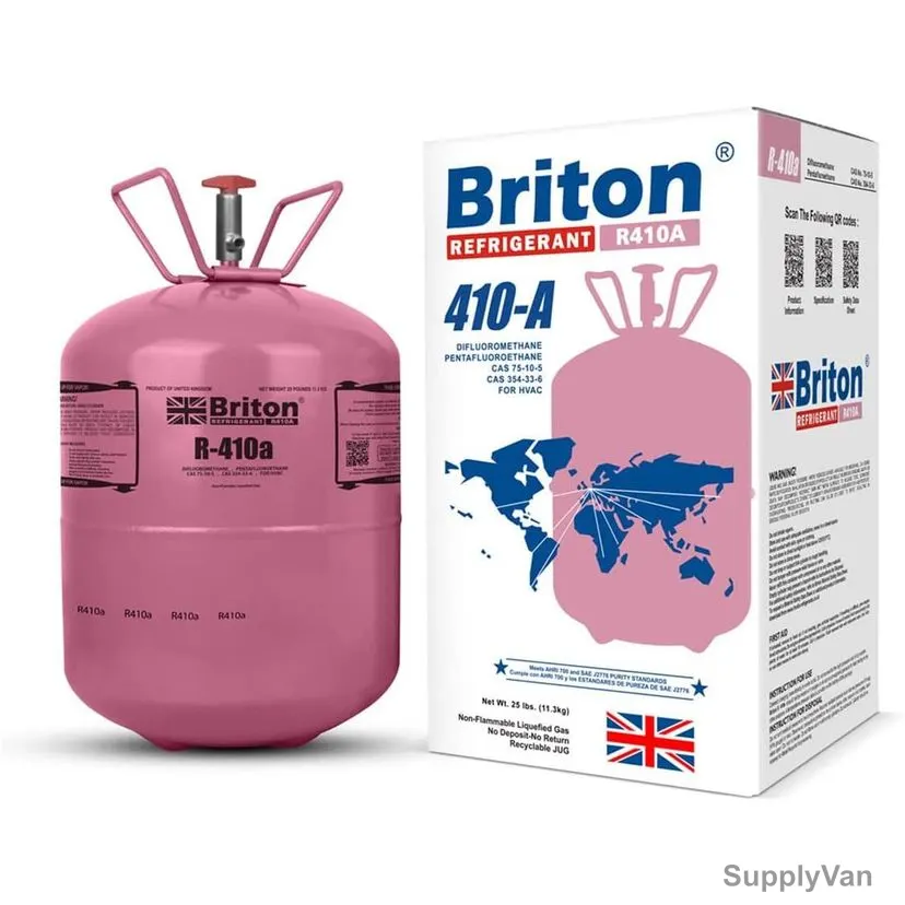 Briton Refrigerant Gas, BR-410A, 11.3 Kg, Purple