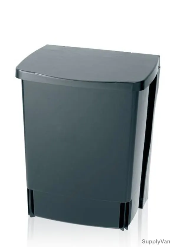 Brabantia Built-in Bin, 395246, 10 Litres, Rectangle, Fpp, Black