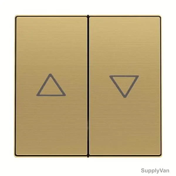 ABB Blind Control Switch With LED, AM11844-MG, Millenium, 16A, Matt Gold