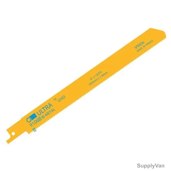 Ultra Bi-Metal Reciprocating Saw Blade, 9106-5, 200MM, 18TPI, PK5