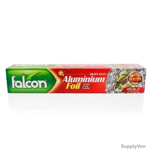 Falcon Aluminium Foil, MALAF006, 30CM Width x 200 SQ. FT. Length, 12 Pcs/Pack