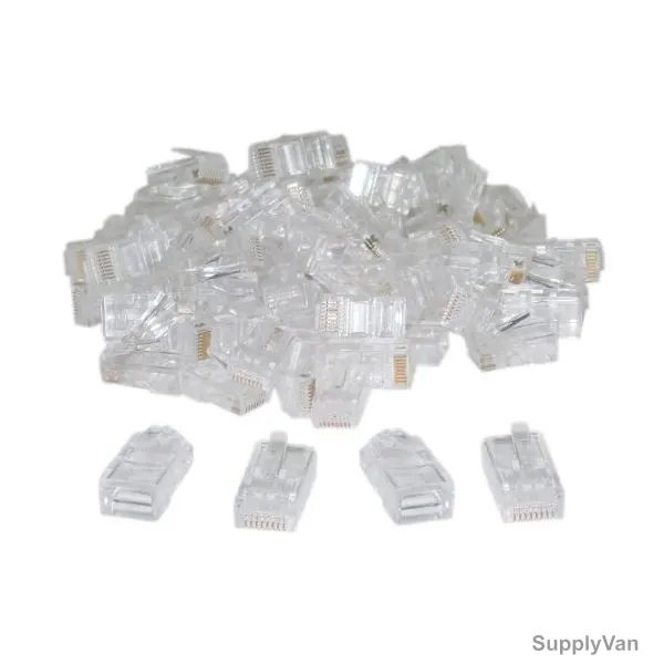 Hightech Modular Connector, RJ45, CAT6E, 100PCS