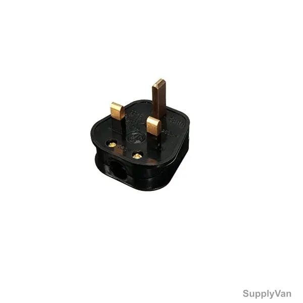 Narken Plug Adapter, 13A, 3 Pin, Black — image 1