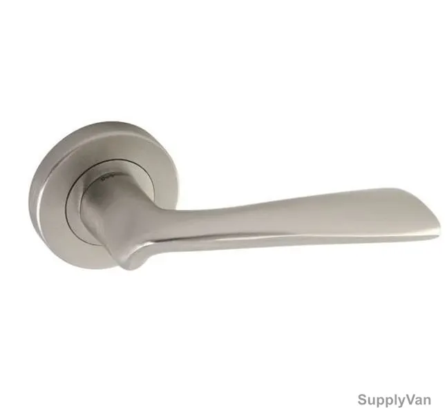 Doganlar Door Handle, Fulya, Zinc, Satin Nickel
