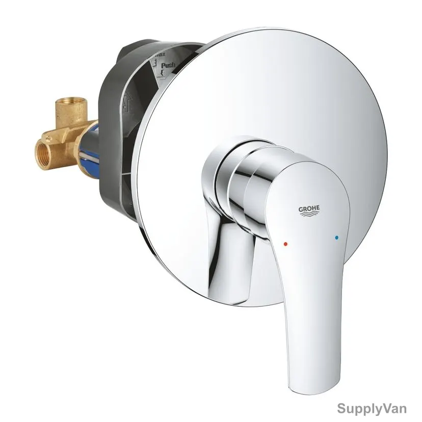 Grohe Single Lever Shower Mixer, 33556003, Eurosmart, Metal, Starlight Chrome Finish — image 1