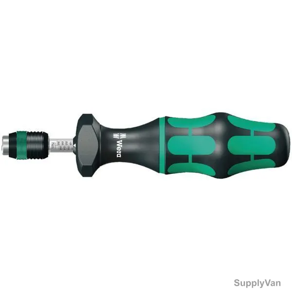 Wera Adjustable Torque Screwdriver, 5074701001, 1/4 Inch, 1.2-3 Nm