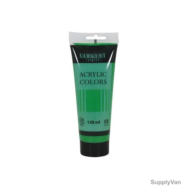 Sargent Art Acrylic Paint, SA23-0366, 120ml, Cadmium Green Hue
