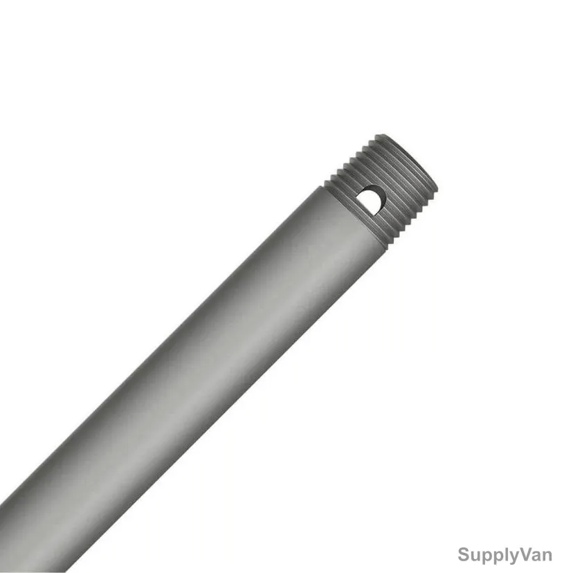 Hunter All Weather Extension Downrod, 99731, Alloy Steel, 18 Inch, Matte Silver