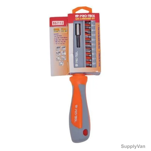 Pro-Tech Screwdriver Set, 557113, 13PCS
