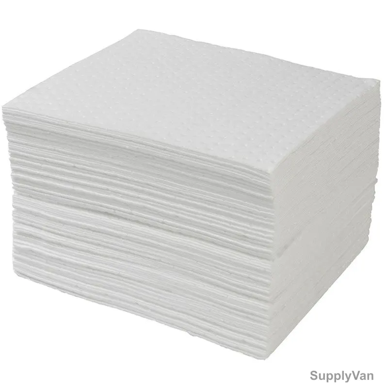 Empiral Absorbent Pad, F335520823, Oil, 19 Gal, 15 x 17 Inch, White, PK100