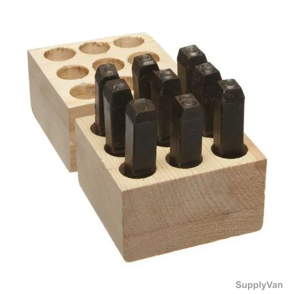 Young Bros Stamp Figure Set, 07093, 5/16 Inch, 9PCS