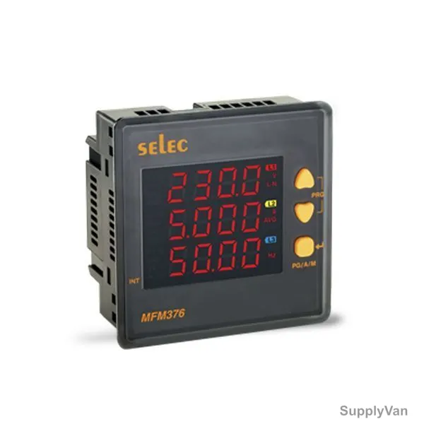 Selec Multifunction Meter, MFM376-C, 230VAC