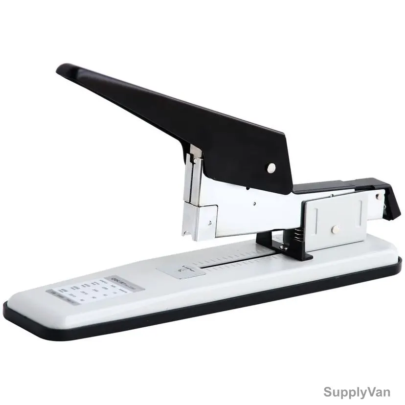 Deli Heavy Duty Stapler, E0390, 23/6-23/13, 80 Sheets, Grey