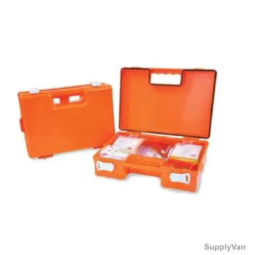 3W First Aid Kit, 3W-060, ABS, 3 Compartment, Orange