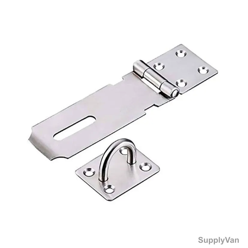 Padlock Door Hasp, Steel, 4 Inch