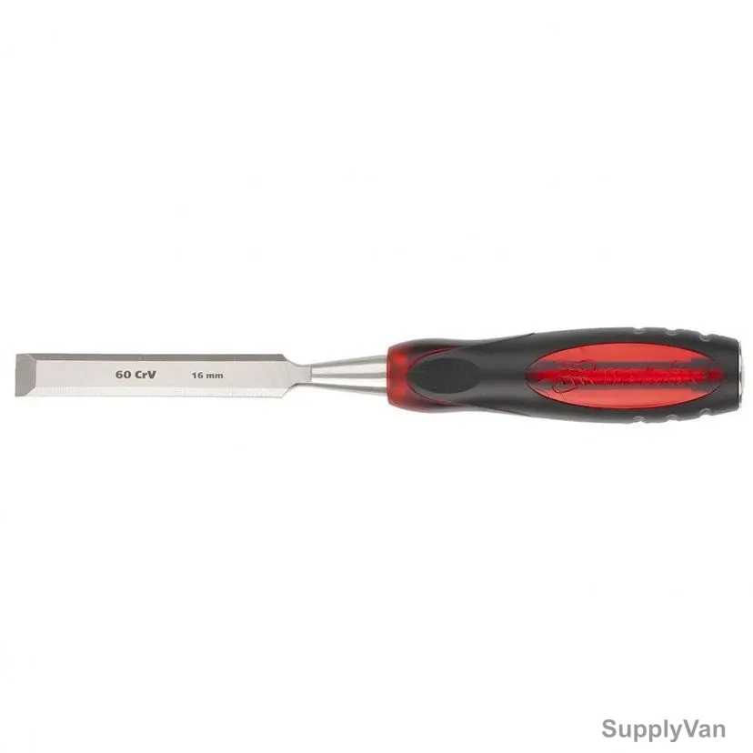 Mtx Tiger's Eye Chisel With Rubberized Plastic Handle, 245119, 16MM