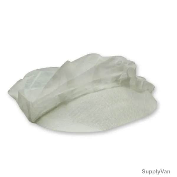 Hotpack Non-Woven Peak Cap, Npc, White, 1000 Pcs/Carton — image 1