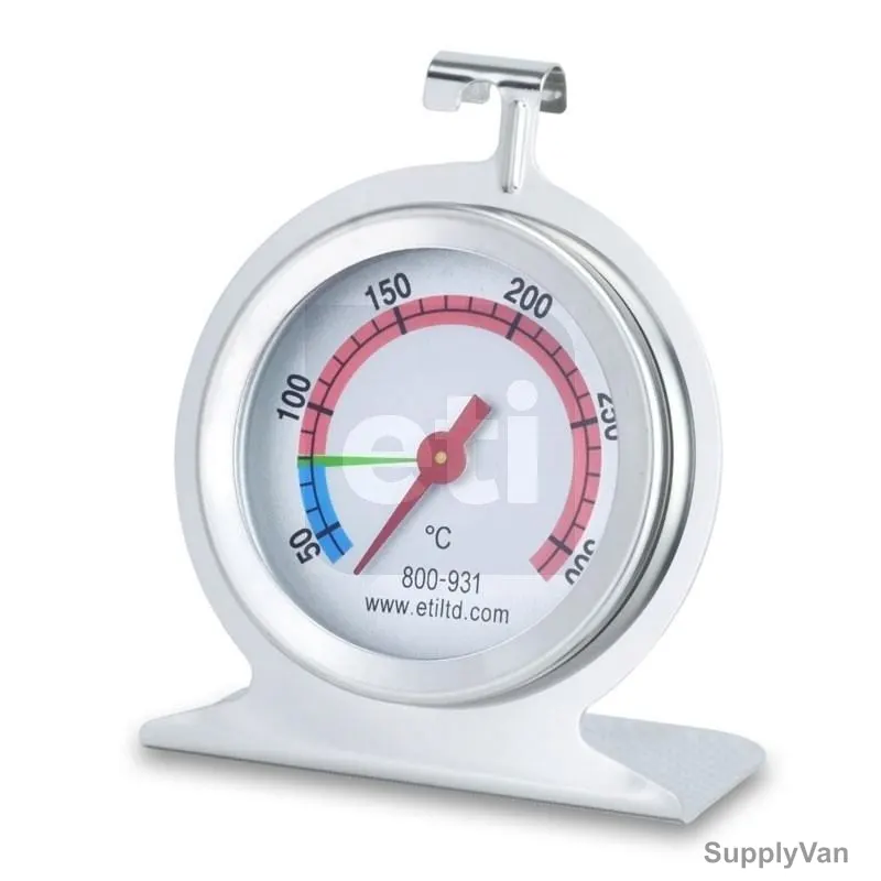 Eti Oven Thermometer, 800-931, Analogue, 10 Deg.C, 50 to 300 Deg.C