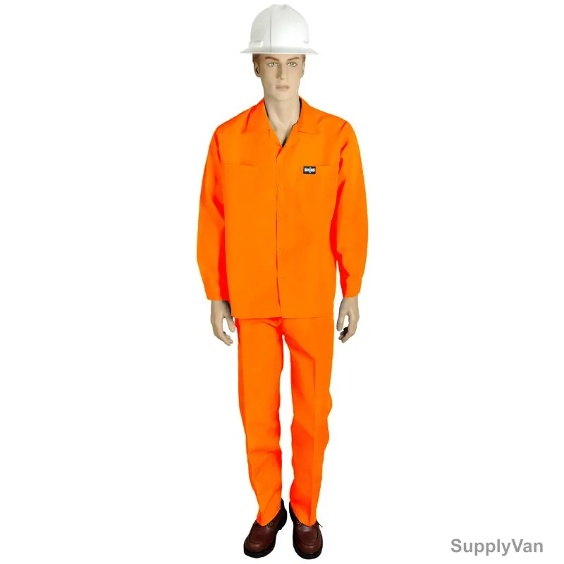 Gladiolus Pants and Shirt, G104060601, Vital-PS, Polycotton, S, Orange