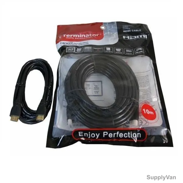 Terminator High speed HDMI Cable W/ Ethernet, 10 Mtrs