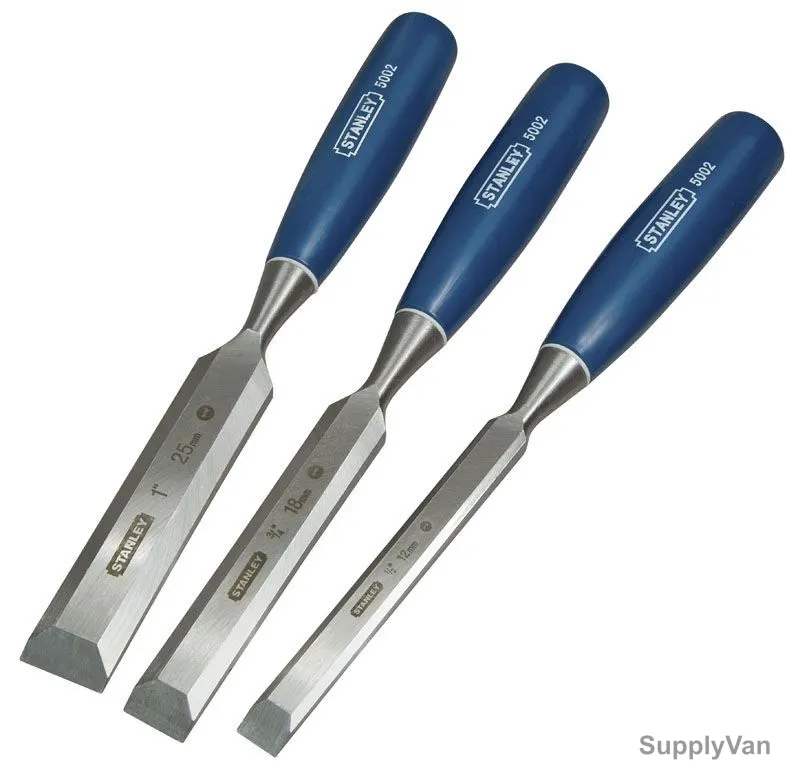 Stanley Bevel Edge Chisel Set, 0-16-128, 3 Pcs/Set — image 1