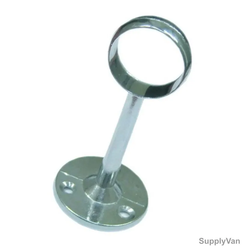 Towel Open Bracket, 3/4 Inch, Metal, Silver