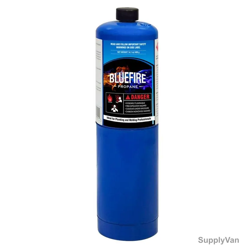 Bluefire Disposable Fuel Cylinder, Propane, 830GM, Dark Blue — image 1