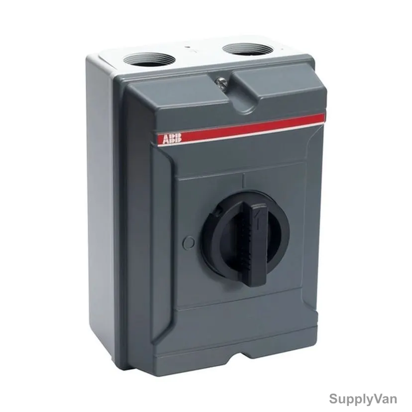 ABB Enclosed Switch Disconnector, KSE380TPN, 3P, 37 kW, 80A — image 1